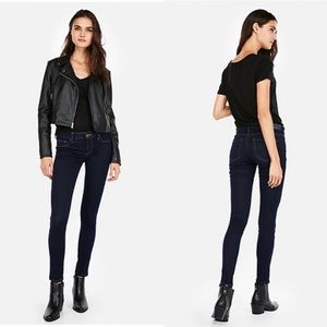Express Low Rise Contrast Stitch Jean Leggings